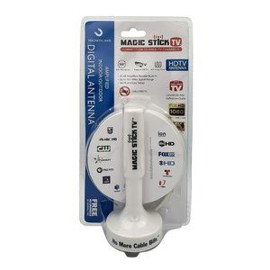Magic Stick TV MS-50A Amplified Signal Booster Antenna for Digital HDTV 1080P HD